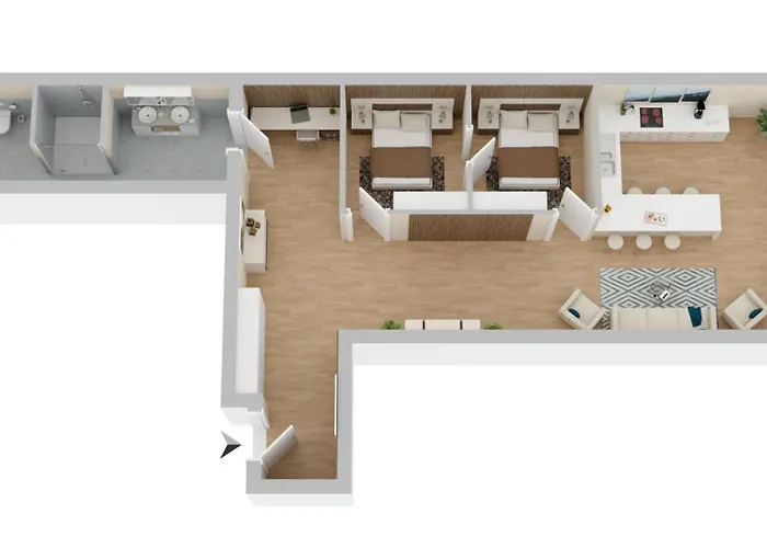 Place Direkt Am Karlsplatz - Stachus 70 Qm Mit 2 Schlafzimmer Mila Daire *